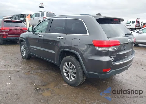 2016 Jeep Grand Cherokee Limited z USA, uszkodzony, nr VIN 1C4RJFBG4GC499024